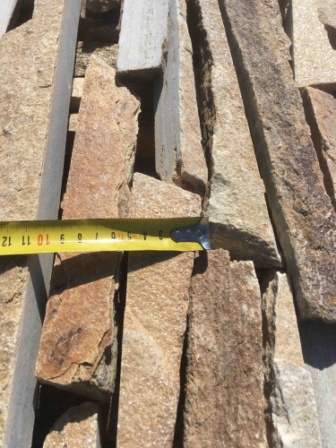 Горбушка златолит золотистый для облицовки купить в Солнечногорске