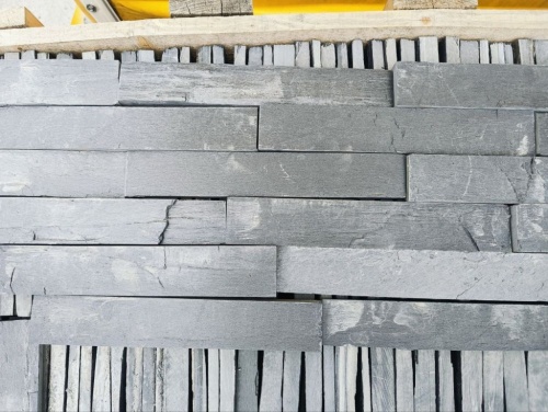 Плитка чёрная из натурального камня фасадная 30 см * 5 см, толщина 7 мм -30 мм купить в Солнечногорске