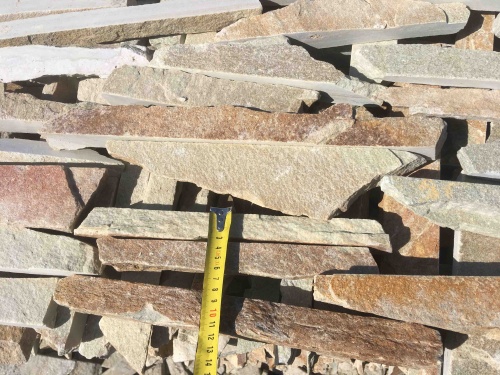 Горбушка златолит золотистый для облицовки купить в Солнечногорске