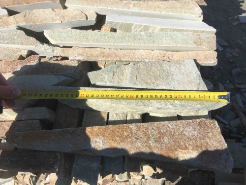 Горбушка златолит золотистый для облицовки купить в Солнечногорске