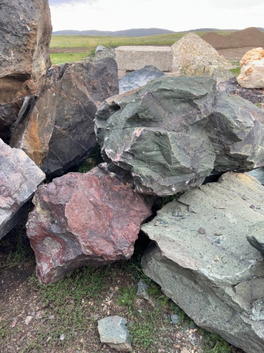 Камни для ландшафтного дизайна зелёные 10-60 килограмм купить в Солнечногорске