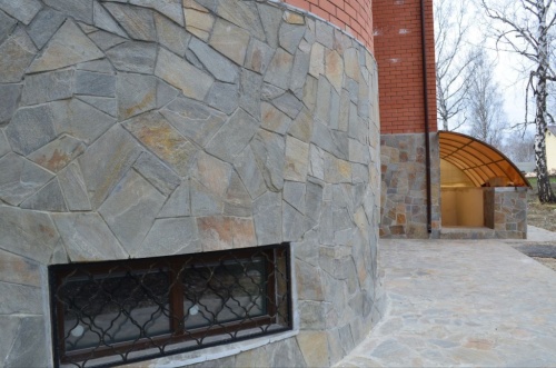 Плитняк златолит Уральский  для фасада купить в Солнечногорске